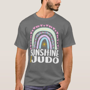 Sunshine and Judo Cute Rainbow Gift for Womens Kid T-Shirt