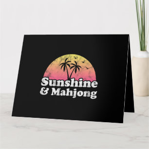Sunshine and Mahjong Card