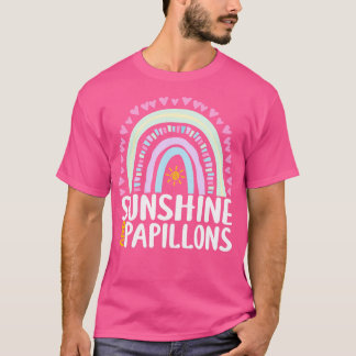 Sunshine and Papillons Cute Rainbow Gift for Women T-Shirt