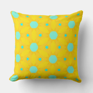 Sunshine and Polkadots Throw Pillow