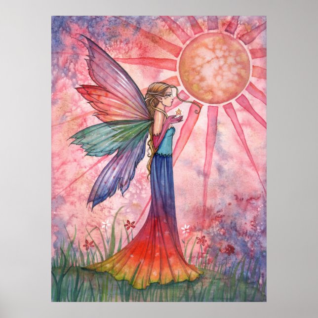 Sunshine and Rainbow Fairy Poster (Front)