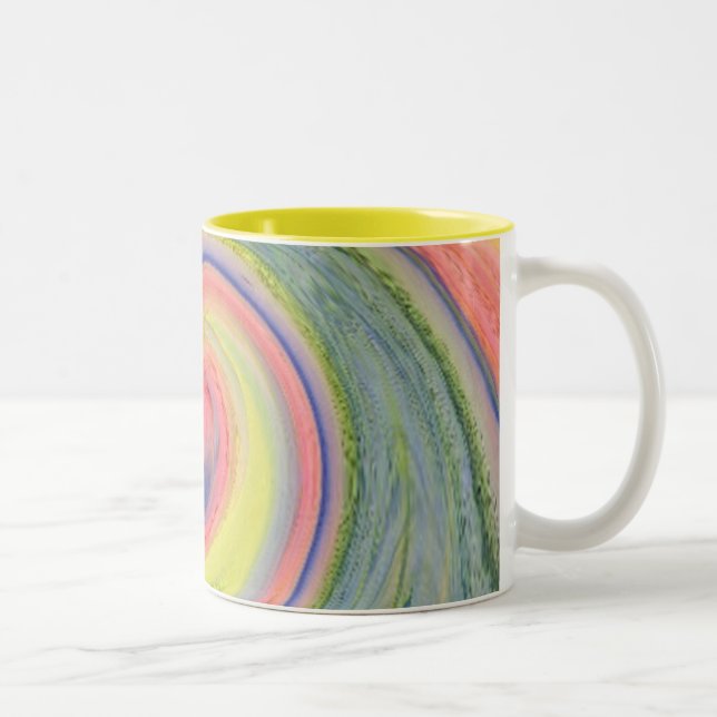 Sunshine and Rainbow twirl Coffee Mug (Right)
