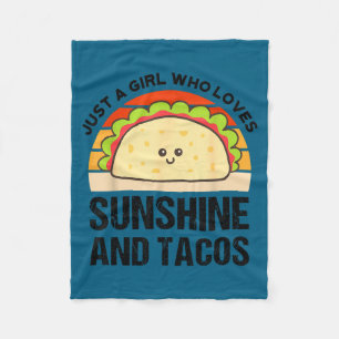 Sunshine and taco cinco de mayo fiesta mexican fleece blanket