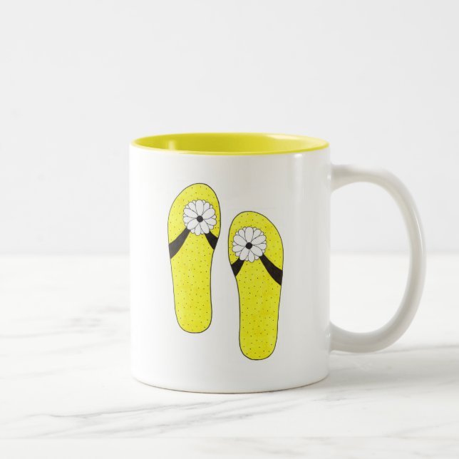 Sunshine and Tea Two-Tone Coffee Mug (Right)