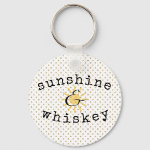 Sunshine and whiskey keychain