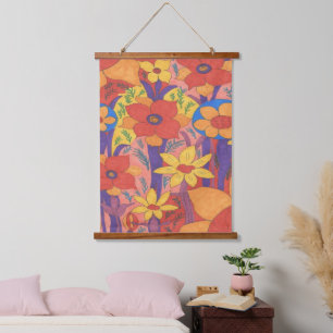 Sunshine and Wildflowers Art Hanging Tapestry
