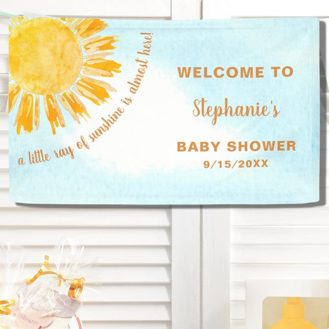 Sunshine Baby Shower  Banner (Creator Uploaded)