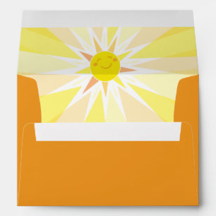 Sunshine Baby Shower Envelope
