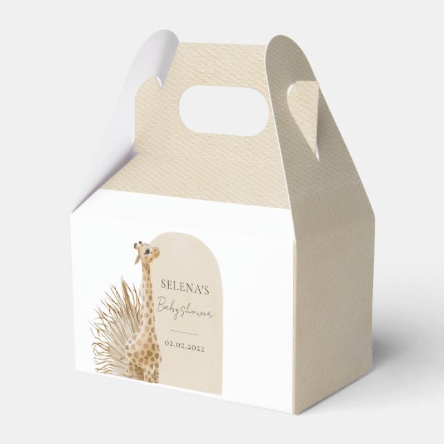 Sunshine Baby Shower Favor Box (Front Side)