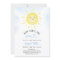 Sunshine Baby Shower Here Comes The Son Blue