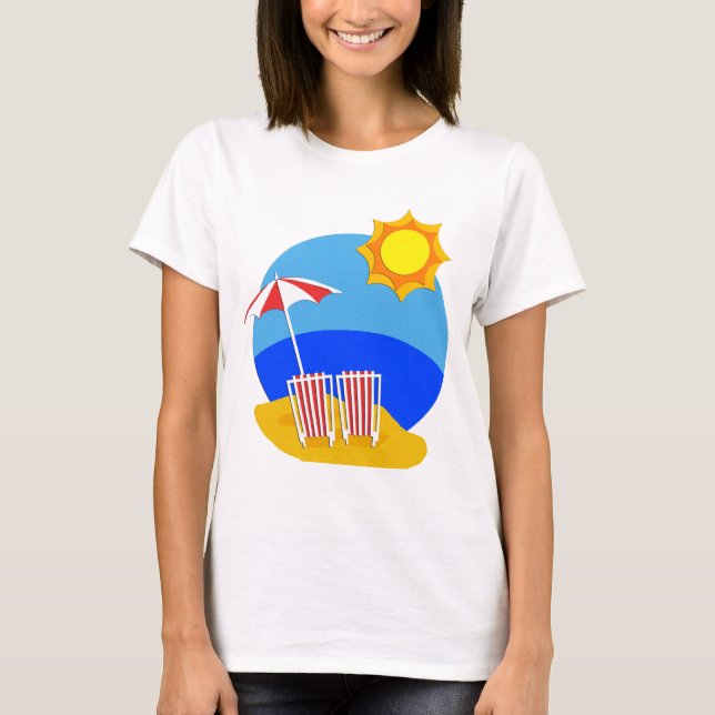 Sunshine Beach Day T-Shirt (Front)