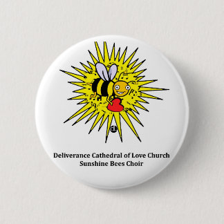 Sunshine Bees: Children's Choir 2 Inch Round Button