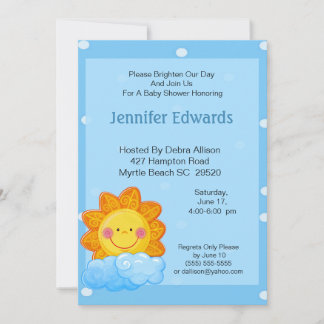 Sunshine Birthday Invitation