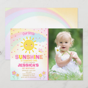 Sunshine Birthday Invitation Little Sunshine Party