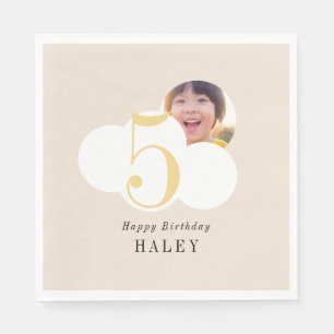Sunshine Birthday Napkin
