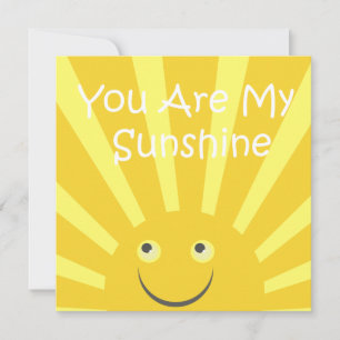 Sunshine Birthday Party Invitation