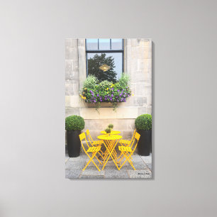 Sunshine Bistro - Original Color Photograph Canvas Print