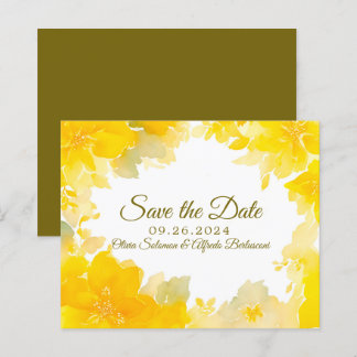 Sunshine & Blooms: Yellow Watercolor Floral