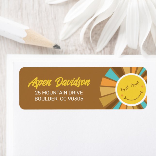 Sunshine Boho Hippie Trier Autour Du Soleil Adress (En situation)