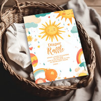 Sunshine Boho Sun Gender-Neutral  Diapper Raffle