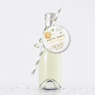 Sunshine Boho Sun Pop it When She Pops Baby Shower Favour Tags