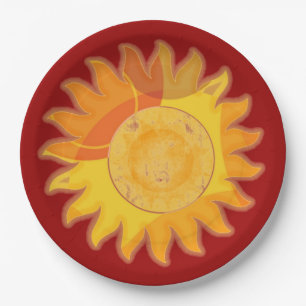 Sunshine Bold Red Plate