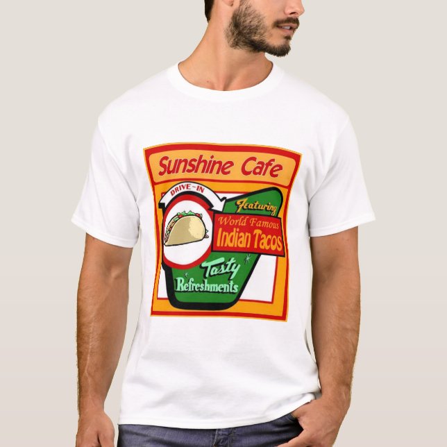 sunshine cafe T-Shirt (Front)