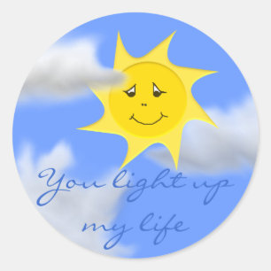 Sunshine Collection Classic Round Sticker