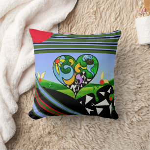 SUNSHINE CREATIVES! Apron Throw Pillow
