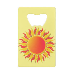 Sunshine Credit Card Bottle Opener