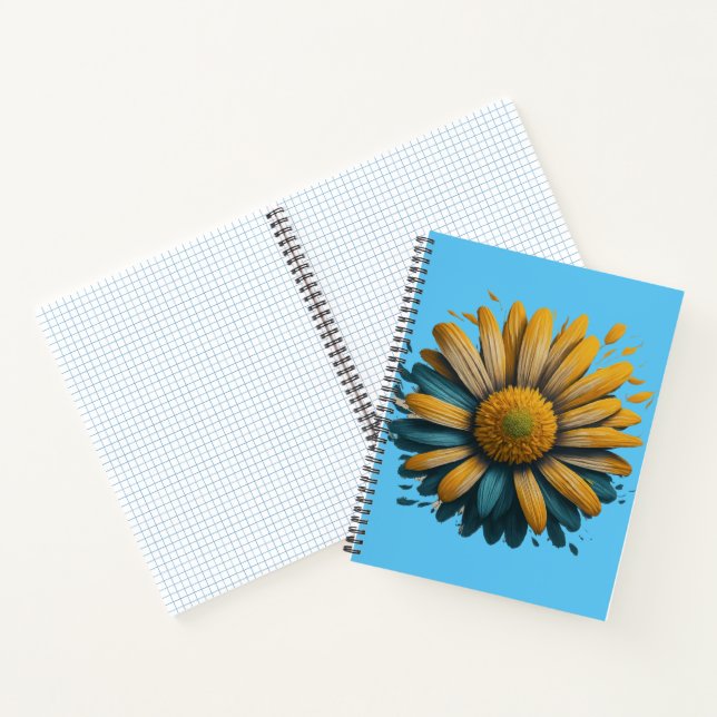 Sunshine Daisy simple  Notebook (Inside)