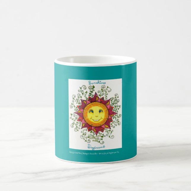 Sunshine Daydreams - Basic Mug (peacock) (Center)