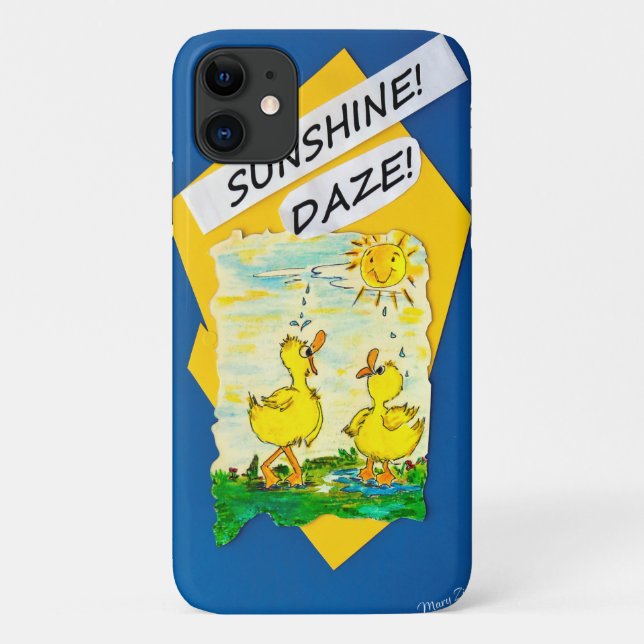 "Sunshine Daze" iPhone 11 Coque de cellule (Dos)