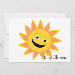 Sunshine Design Baby Shower Invitation