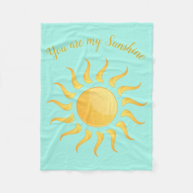 Sunshine Design Fleece Blanket (Front)
