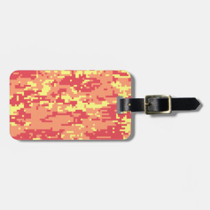 Sunshine Digital Camo Pattern Luggage Tag
