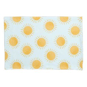 Sunshine Doodle Day Pattern Pillowcase