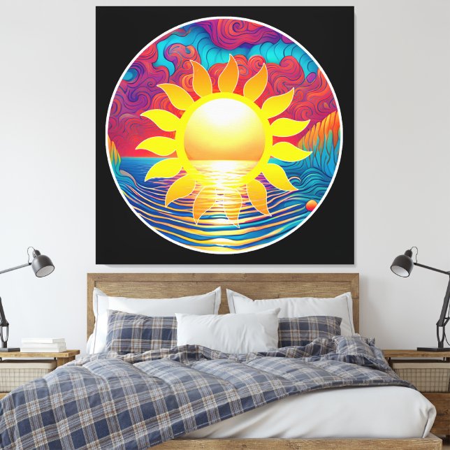 Sunshine Dream Canvas Print (Insitu(Bedroom))