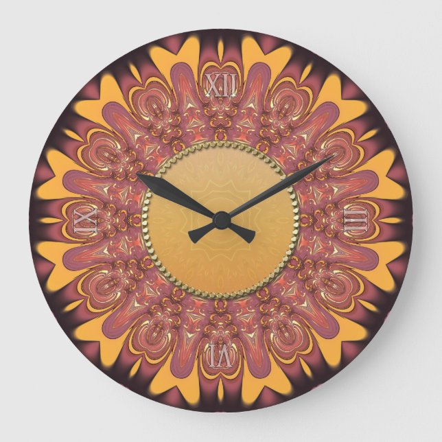 Sunshine Earth Love Wall Clock (Front)