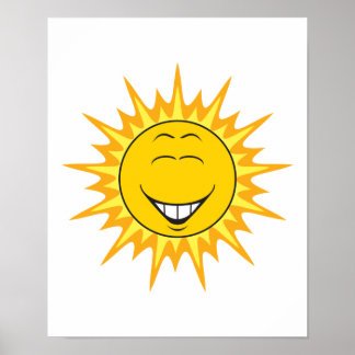 Sunshine Face Poster