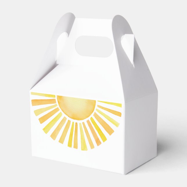 Sunshine  favor box (Front Side)
