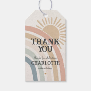 sunshine favour tag for birthday or baby shower