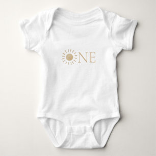 Sunshine First Birthday Baby Bodysuit