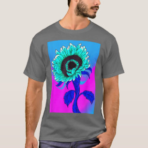 Sunshine Flower Synthwave Floral Retro Vaporwave S T-Shirt