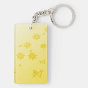 Sunshine Flowers Keychain
