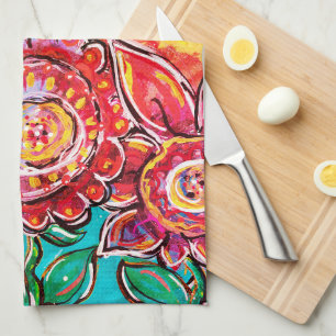 Sunshine & Flowers Kitchen Towel