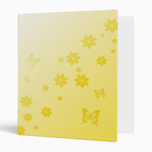 Sunshine Flowers n Butterflies Binder