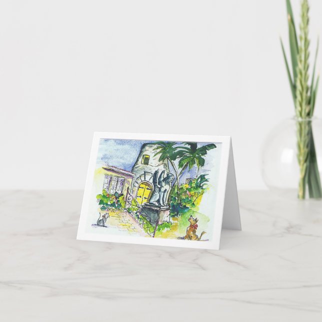Sunshine Foundation Watercolor Blank Notecard (Front)