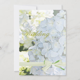 ©Sunshine Garden Hydrangeas Wedding Invitation
