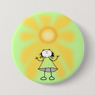 Sunshine Girl Button - Your Colours